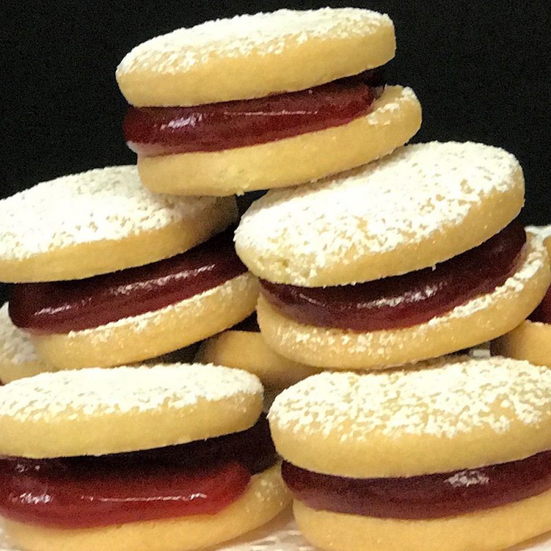 Chocolate Dipped Alfajor Cookies Azucar Bakery