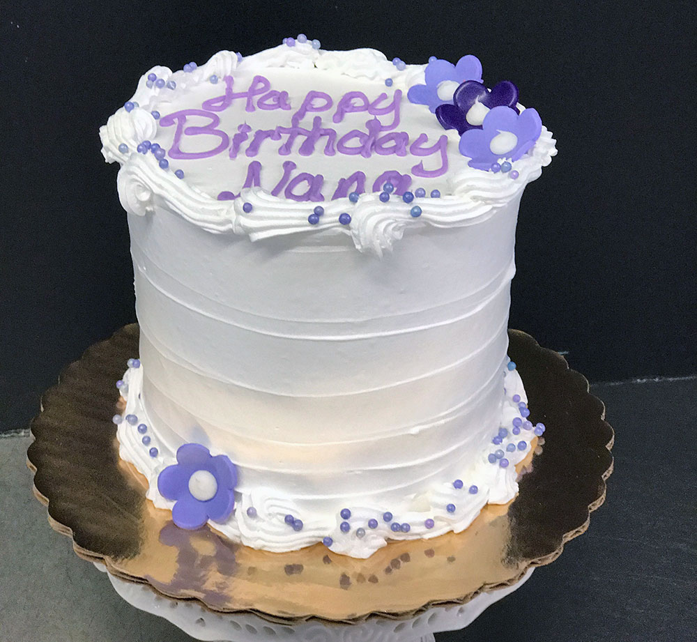 6 inches store round cake