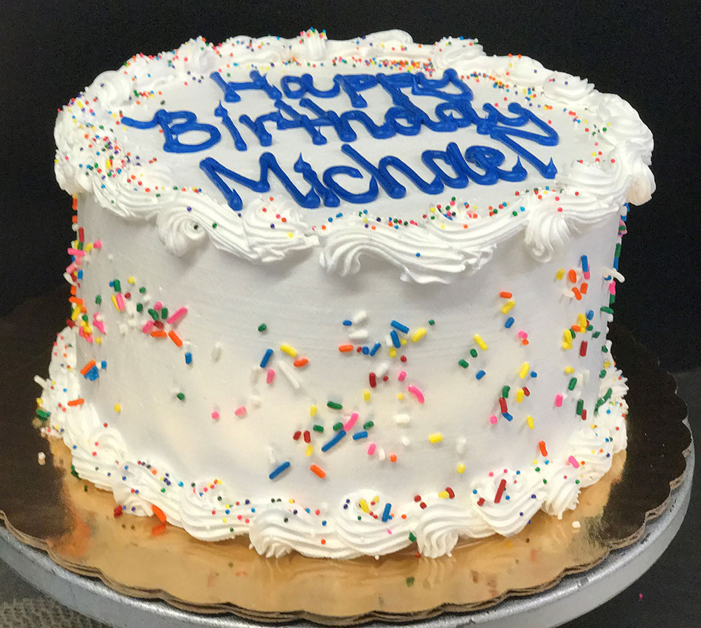 Standard Celebration Cake- 8 Inch (feeds up to 24)(DESIGN CANNOT BE  ALTERED) | CapitalCityCakesLLC