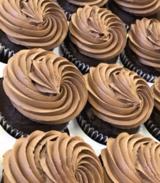 cupcakes with chocolate buttercream